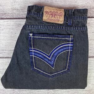 Vintage Y2k Abalanche Wide Leg Baggy Denim Jeans